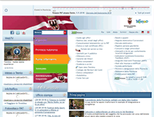 Tablet Screenshot of presidente.provincia.tn.it