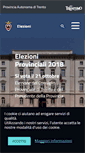 Mobile Screenshot of elezioni.provincia.tn.it