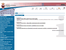 Tablet Screenshot of informa.provincia.tn.it