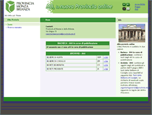 Tablet Screenshot of albopretorio.provincia.mb.it