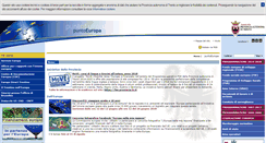 Desktop Screenshot of europa.provincia.tn.it
