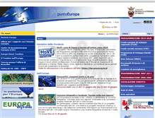 Tablet Screenshot of europa.provincia.tn.it