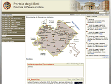 Tablet Screenshot of enti.provincia.pu.it