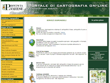 Tablet Screenshot of cartografia.provincia.va.it