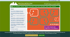 Desktop Screenshot of cultura.provincia.bz.it