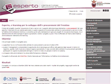 Tablet Screenshot of esperto.provincia.tn.it