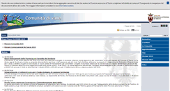Desktop Screenshot of comunitavalle.provincia.tn.it