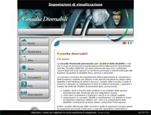 Tablet Screenshot of diversabili.provincia.vt.it