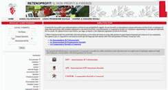 Desktop Screenshot of noprofit.provincia.fi.it