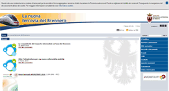 Desktop Screenshot of ferroviabrennero.provincia.tn.it