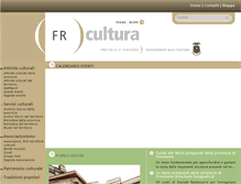 Tablet Screenshot of cultura.provincia.fr.it
