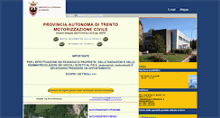 Desktop Screenshot of motorizzazione.provincia.tn.it